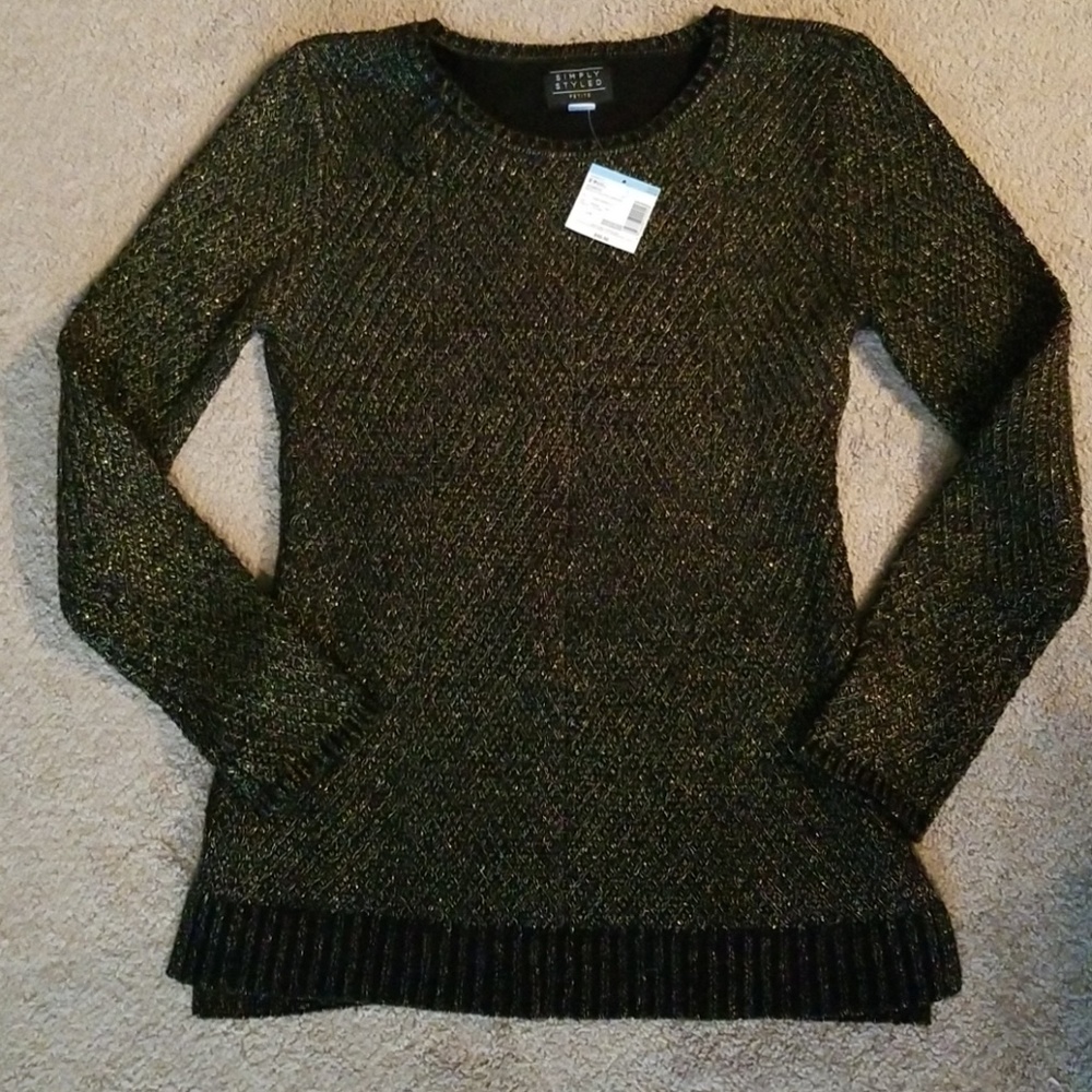 Gold sparkly sweater